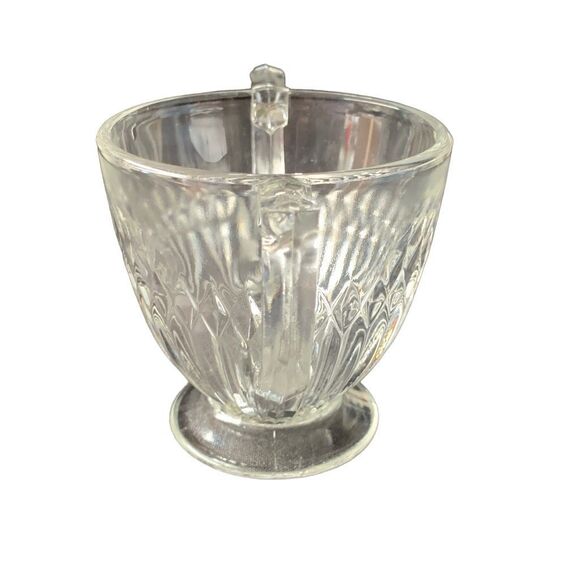 Vintage Jeannette Depression Glass Sugar Creamer Charm to Your Table Retro Class - Picture 2 of 16